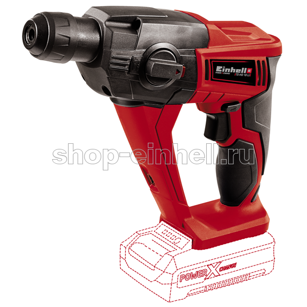 Перфоратор аккумуляторный Einhell PXC TE-HD 18 Li-Solo 4513812_u